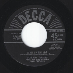 Gordon Jenkins And His Orchestra / The Gordon Jenkins Singers Whispering / Song Of The Bayou USED VINYL 7INCH 45 RPM SINGLE