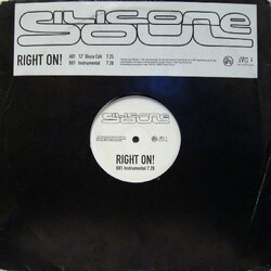 Silicone Soul Right On! USED VINYL 12INCH PROMO