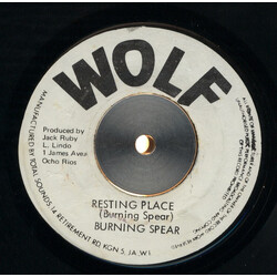 Burning Spear Resting Place / Shady Tree USED VINYL 7INCH 45 RPM