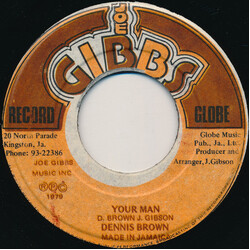Dennis Brown Your Man USED VINYL 7INCH 45 RPM
