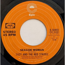 Suzy And The Red Stripes Seaside Woman USED VINYL 7INCH 45 RPM SINGLE STEREO