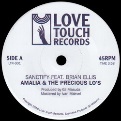 Amalia Townsend / The Precious Los / Brian Ellis Sanctify USED VINYL 7INCH 45 RPM SINGLE