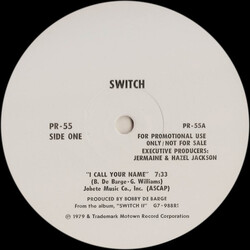 Switch (6) I Call Your Name USED VINYL 12INCH PROMO