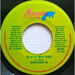 Anthony B Black Man Rise USED VINYL 7INCH 45 RPM