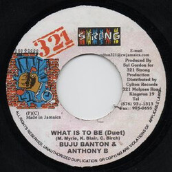 Buju Banton / Anthony B What Is To Be (Duet) USED VINYL 7INCH