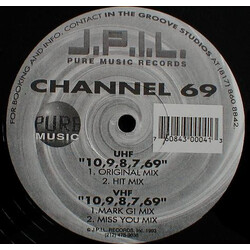 Channel 69 10, 9, 8, 7, 69 USED VINYL 12INCH