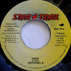 Anthony B Free USED VINYL 7INCH 45 RPM