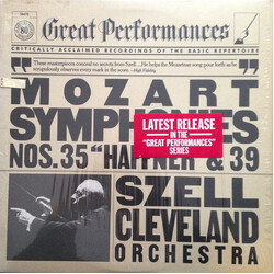 Wolfgang Amadeus Mozart / George Szell / The Cleveland Orchestra Mozart: Symphonies Nos. 35 "Haffner" & 39 Vinyl LP USED