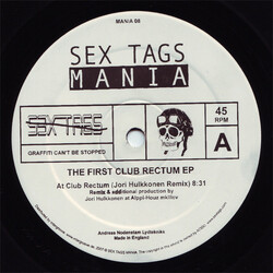 Acido (2) The First Club Rectum EP USED VINYL 12INCH 33 S RPM 45 RPM EP
