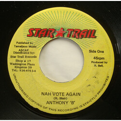 Anthony B Nah Vote Again USED VINYL 7INCH 45 RPM