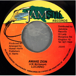 Luciano (2) Awake Zion USED VINYL 7INCH 45 RPM