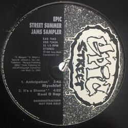 Various Epic Street Summer Jams USED VINYL 12INCH SAMPLER PROMO