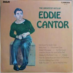 Eddie Cantor The Greatest Hits Of Eddie Cantor Vinyl LP USED