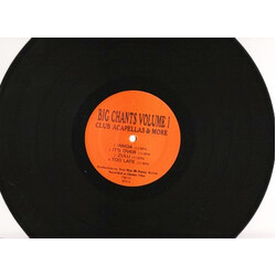 Trey Max / Danny Krivit Big Chants Volume 1: Club Acapellas & More USED VINYL 12INCH 33 S RPM