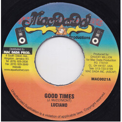 Luciano (2) Good Times / Boxin' 99 Refix USED VINYL 7INCH 45 RPM