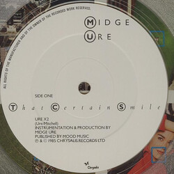 Midge Ure That Certain Smile USED VINYL 12INCH 45 RPM SINGLE