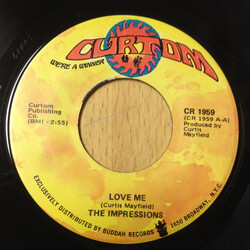 The Impressions Love Me / Do You Wanna Win USED VINYL 7INCH 45 RPM SINGLE