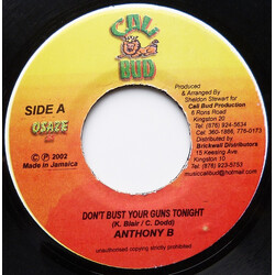 Anthony B / Flash (35) Don't Bust Your Guns Tonight / Not Because We Hada Fight USED VINYL 7INCH 45 RPM