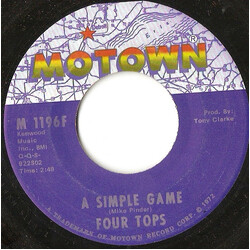 Four Tops A Simple Game / L.A. (My Town) USED VINYL 7INCH 45 RPM