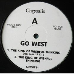 Go West The King Of Wishful Thinking USED VINYL 12INCH 45 RPM SINGLE PROMO