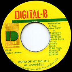 Al Campbell Word Of My Mouth USED VINYL 7INCH 45 RPM