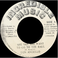 Don Angelo She Say She Want To Go To The Ball USED VINYL 7INCH