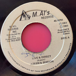 M. Al AZeem / Session (7) Live & Direct USED VINYL 7INCH
