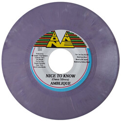 Ambelique / Computer Paul / Noel Alphonso Nice To Know / Toe To Toe USED VINYL 7INCH 45 RPM SINGLE