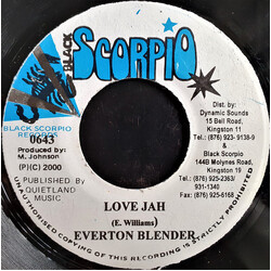 Everton Blender Love Jah USED VINYL 7INCH 45 RPM