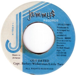 Captain Barkey & Wickerman / Little Twitch Out Dated USED VINYL 7INCH 45 RPM