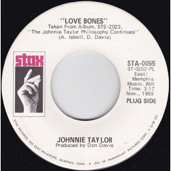 Johnnie Taylor Love Bones USED VINYL 7INCH 45 RPM SINGLE PROMO