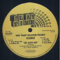 Dino "Blade" Bellafiore / Essence (11) Be With Me USED VINYL 12INCH 33 S RPM