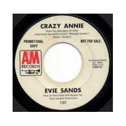 Evie Sands Crazy Annie USED VINYL 7INCH SINGLE 45 RPM PROMO