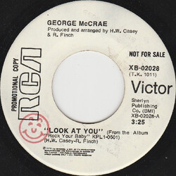 George McCrae Look At You / I Need Somebody Like You USED VINYL 7INCH 45 RPM PROMO