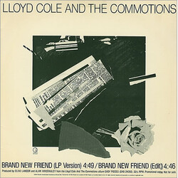 Lloyd Cole & The Commotions Brand New Friend USED VINYL 12INCH 33 S RPM SINGLE PROMO