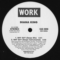Diana King Shy Guy USED VINYL 12INCH 33 S RPM PROMO