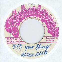 Alton Ellis / The Techniques Its Your Thing / I'll Be Right There USED VINYL 7INCH 45 RPM