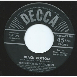 Eddie Condon And His Orchestra Black Bottom / Charleston USED VINYL 7INCH 45 RPM SINGLE