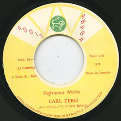 Earl Zero / Jah Wally Stars Righteous Works USED VINYL 7INCH 45 RPM