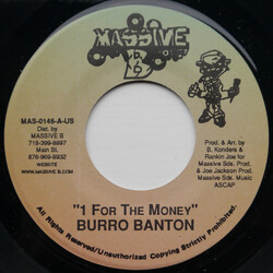 Burro Banton 1 For The Money USED VINYL 7INCH 45 RPM