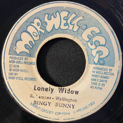 Bingy Bunny / The Roots Radics Lonely Widow / The Widow USED VINYL 7INCH 45 RPM