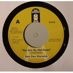 Dee Dee Warwick You Tore My Wall Down / Can't It Wait Until Tomorrow USED VINYL 7INCH 45 RPM