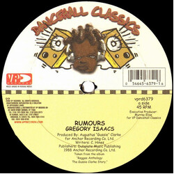Gregory Isaacs Rumours USED VINYL 12INCH 45 RPM