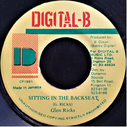 Glen Ricks Sitting In The Backseat USED VINYL 7INCH 45 RPM