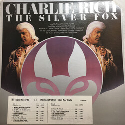 Charlie Rich The Silver Fox Vinyl LP USED