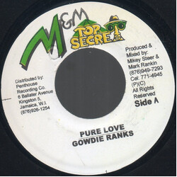 Gowdie Ranks / Baby Wayne Pure Love / Wicked Than The Pack USED VINYL 7INCH 45 RPM