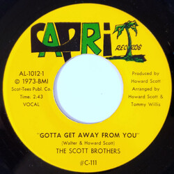 The Scott Brothers (8) Gotta Get Away From You / Side Tracking USED VINYL 7INCH 45 RPM
