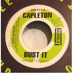 Capleton Bust It USED VINYL 7INCH 45 RPM