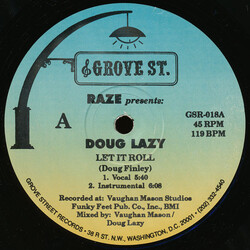 Raze / Doug Lazy Let It Roll USED VINYL 12INCH 45 RPM