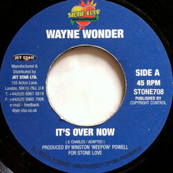 Wayne Wonder / Paul Elliot It's Over Now / Here I Come USED VINYL 7INCH 45 RPM